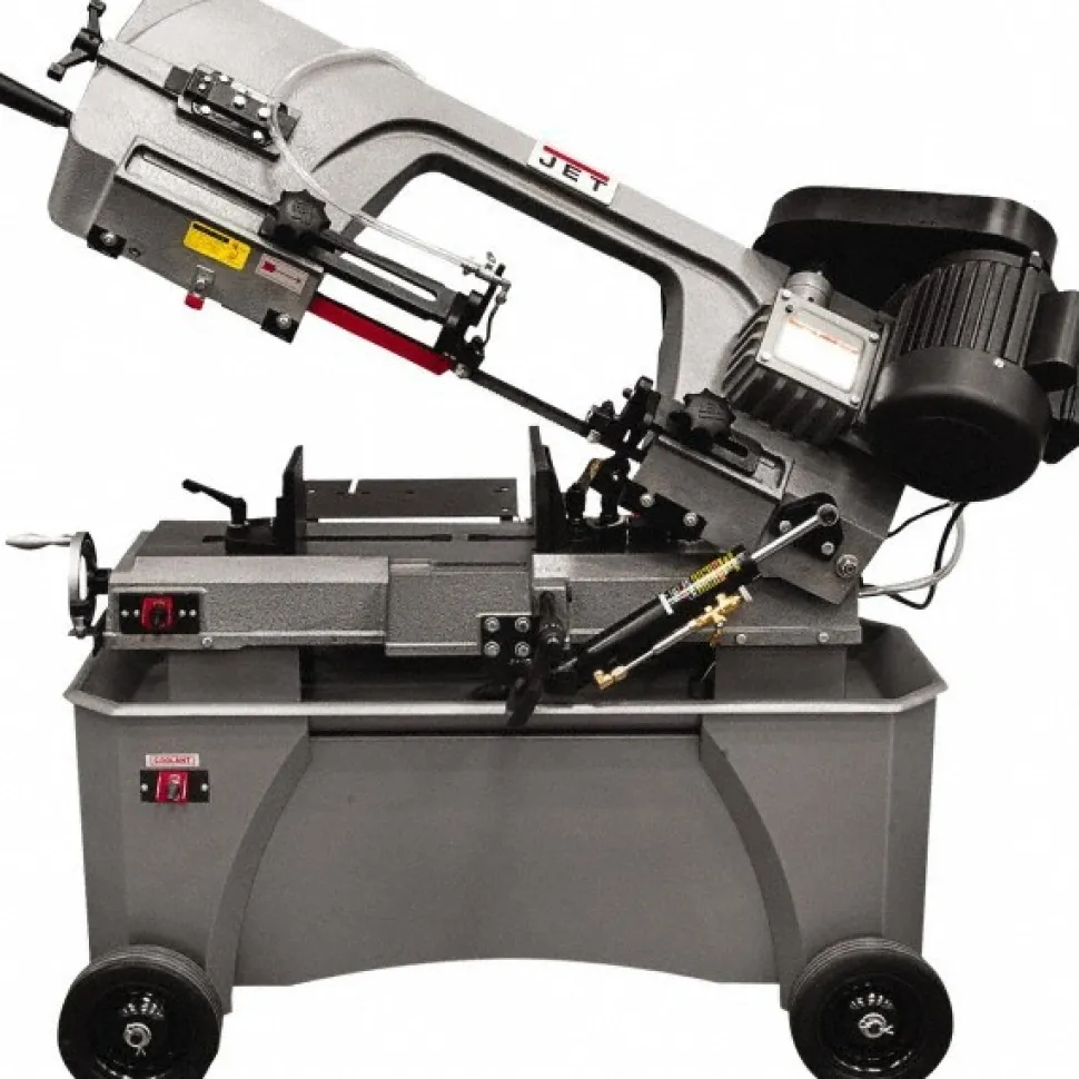 7 x 12" Manual Combo Horizontal & Vertical Bandsaw: Step Pulley