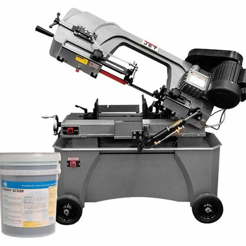 7 x 12" Manual Combo Horizontal & Vertical Bandsaw: Step Pulley