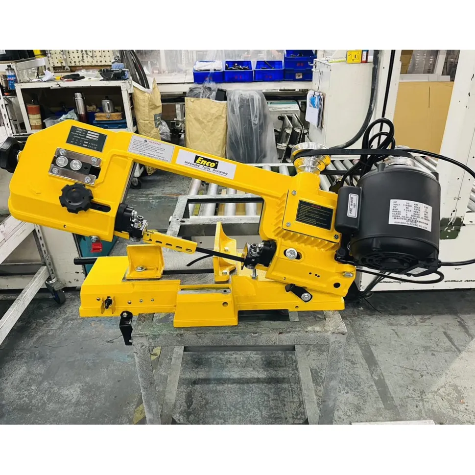 5 x 6" Manual Combo Horizontal & Vertical Bandsaw: Step Pulley