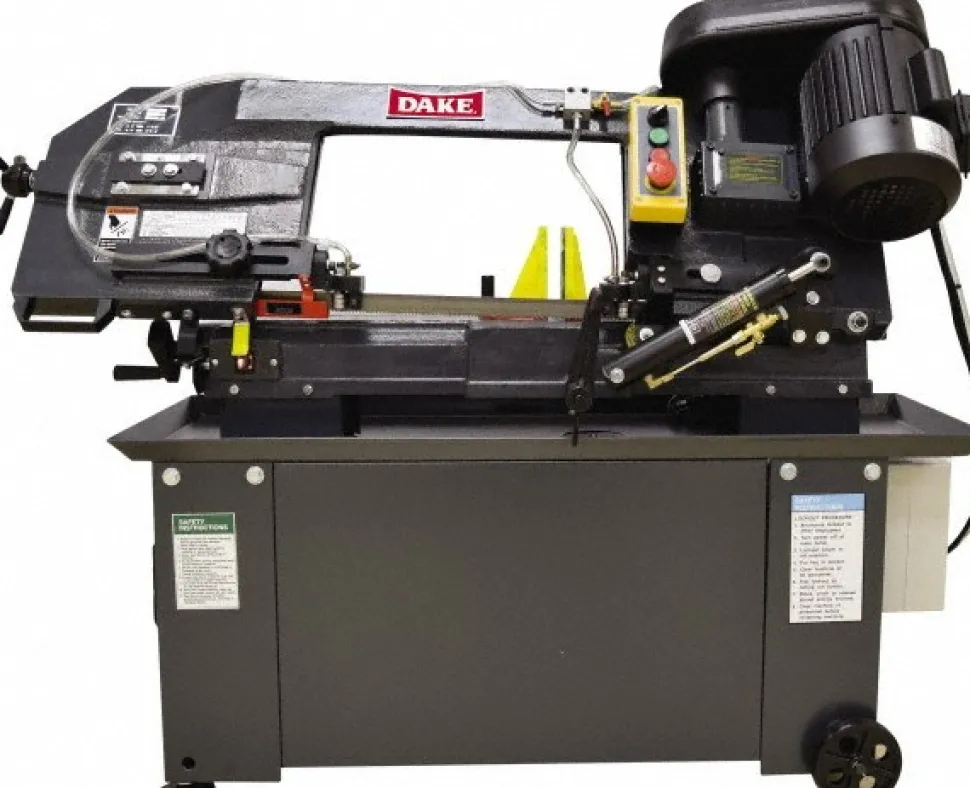 7 x 12" Manual Horizontal Bandsaw: Step Pulley