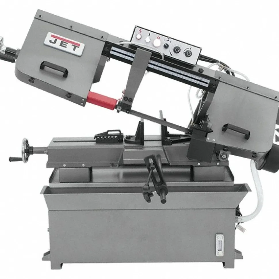 9 x 16" Manual Horizontal Bandsaw: Step Pulley