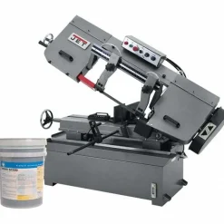 10 x 18" Manual Horizontal Bandsaw: Step Pulley