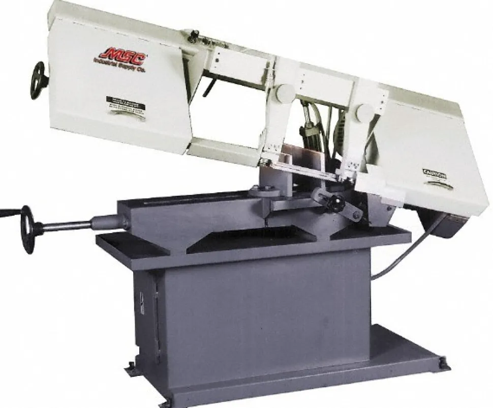9 x 14-9/16" Manual Horizontal Bandsaw: Step Pulley
