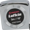 1/2" x 3m/10' Mezurall® Chrome Case SAE/Metric Yellow Clad Power Return Tape Measure