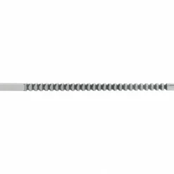 1/4" x 6-1/2" Overall Length, 17/64" Pilot Hole Dia, Square Broach