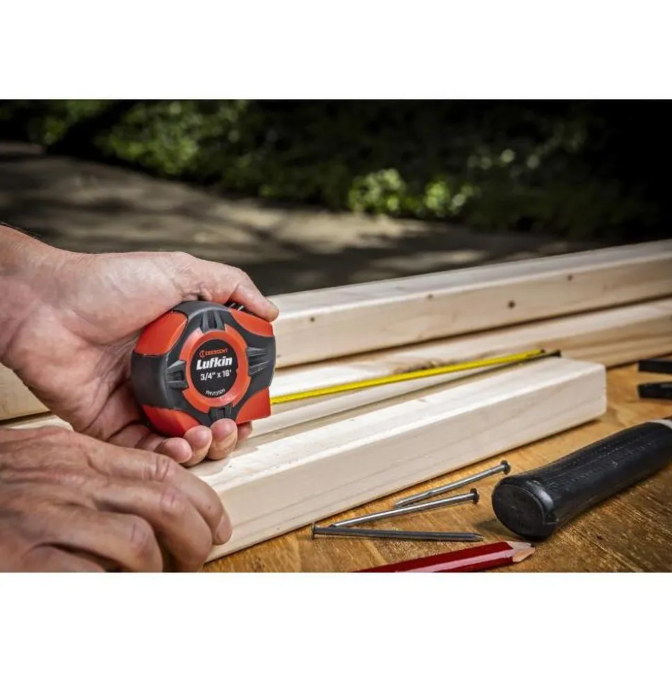 3/4" x 16' P1000 Series Yellow Clad A2 Blade Power Return Tape Measure