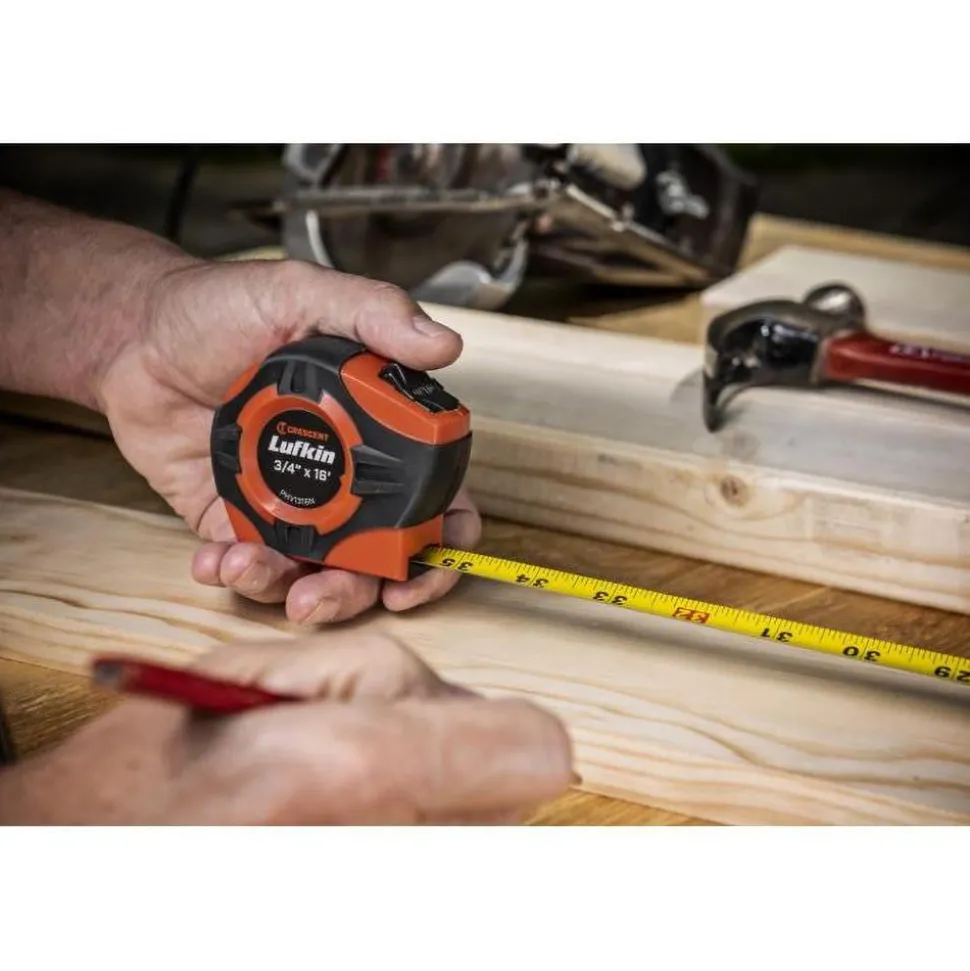 3/4" x 16' P1000 Series Yellow Clad A2 Blade Power Return Tape Measure