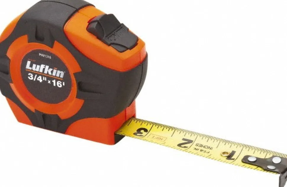3/4" x 16' P1000 Series Yellow Clad A2 Blade Power Return Tape Measure