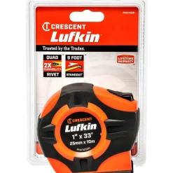 1" x 33' P1000 Series Yellow Clad A5 Blade Power Return Tape Measure