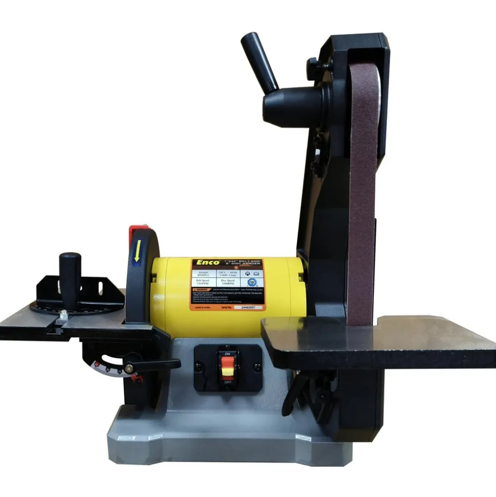 42" x 1" Vertical Combination Sanding Machine: 8" Disc Dia
