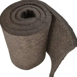 12 x 72 x 3/4" Gray Pressed Wool Felt Sheet