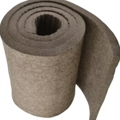 12 x 72 x 3/4" Gray Pressed Wool Felt Sheet