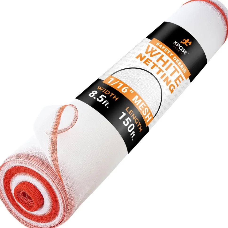 8'6" x 1/16" x 150' Heavy-Duty Fire-Retardant Multi-Purpose Net