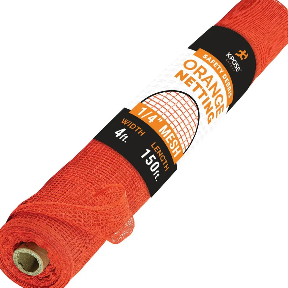 4' x 1/4" x 150' Heavy-Duty Fire-Retardant Multi-Purpose Net