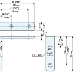 30X12X30MM 13LB STN ANGLE BRACKET