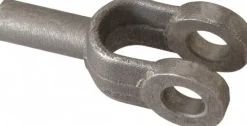 1-1/8" Yoke Width, Carbon Steel, Plain Yoke