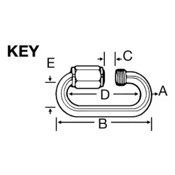 Zinc Plated Carbon Steel Quick Link