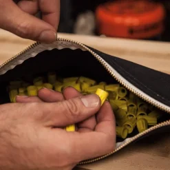Zipper Bag: 0 Pocket, 7/10" Wide, 12-1/2" Deep, 7" High