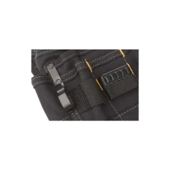 Zippered Pouch: 11 Pockets, Polyester, Black