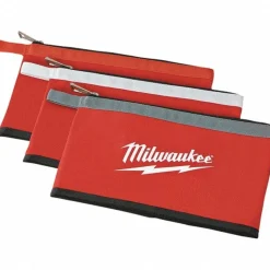 Zipper Pouch, Canvas, 3-Pack